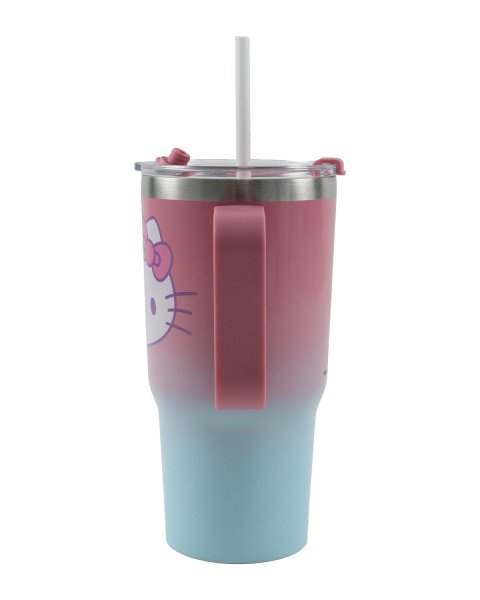 Ποτήρι θερμός με καλαμάκι Hello Kitty 520ml