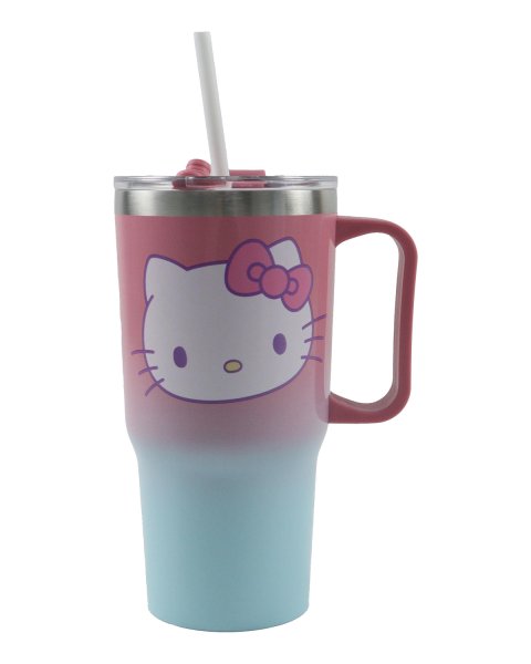 Hello Kitty insulated tumbler with straw 520ml