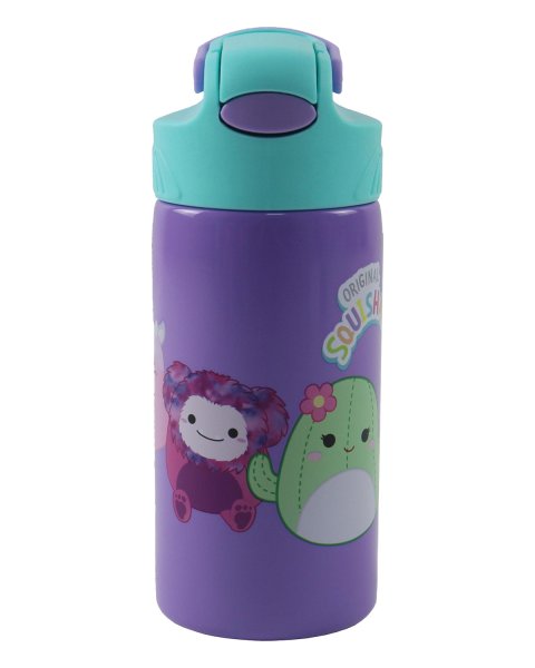 Παγούρι με καλαμάκι Squishmallows 500ml