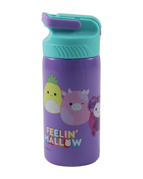 Παγούρι με καλαμάκι Squishmallows 500ml