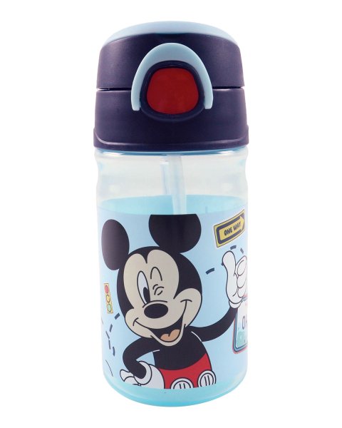Water bottle with straw Disney Mickey Mouse 350ml