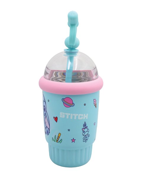 Παγούρι θερμός με καλαμάκι Stitch 400ml
