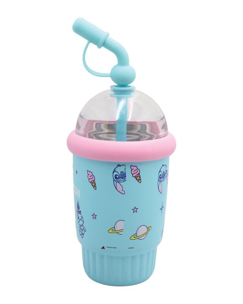 Παγούρι θερμός με καλαμάκι Stitch 400ml