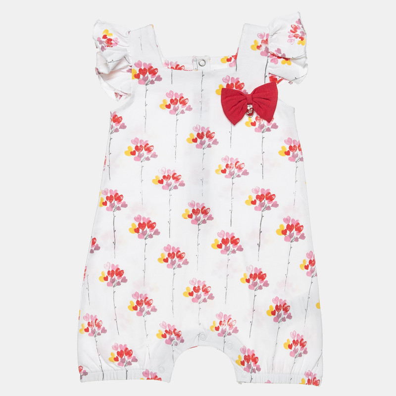 Babygrow with frilled shoulders (1-9 months)