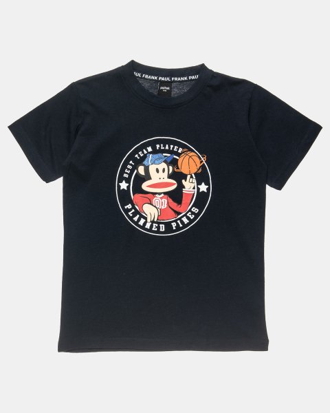 Σετ Paul Frank μπλούζα με ανάγλυφο τύπωμα και βερμούδα (12 μηνών-5 ετών)