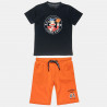 Set Paul Frank t-shirt with embossed print and shorts (12 months-5 years)