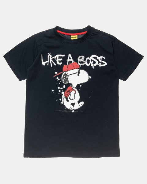 Set Snoopy t-shirt and shorts with print (2-5 years)