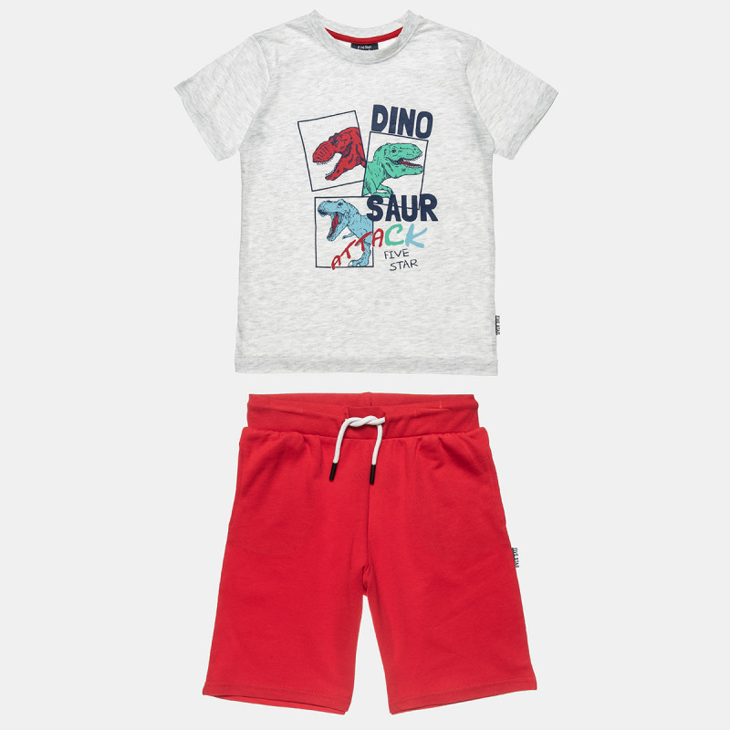 Set Five Star t-shirt with print and shorts (12 months-5 years)