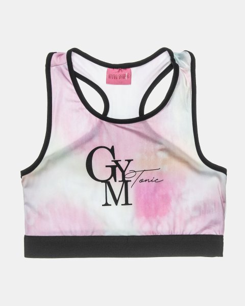 Set Gym Tonic athletic crop top and biker leggings (6-16 years)