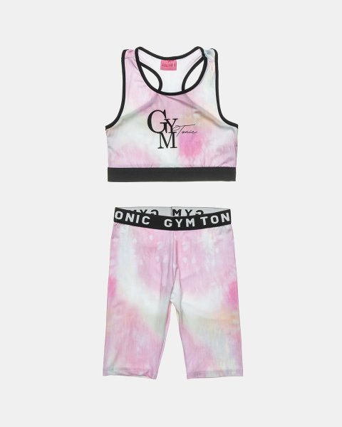 Σετ Gym Tonic αθλητικό crop top και κολάν biker (6-16 ετών)