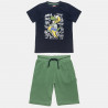 Set Five Star t-shirt with shiny details and shorts (12 months-5 years)