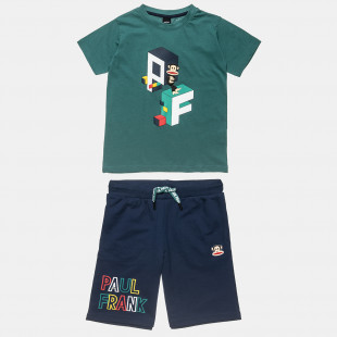 Set Paul Frank with embossed print and shorts (12 months-5 years)