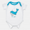 Babygrows Tender Comforts blue whale 2pcs (1-18 months)