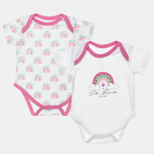 Babygrows Tender Comforts rainbow 2pcs (1-18 months)