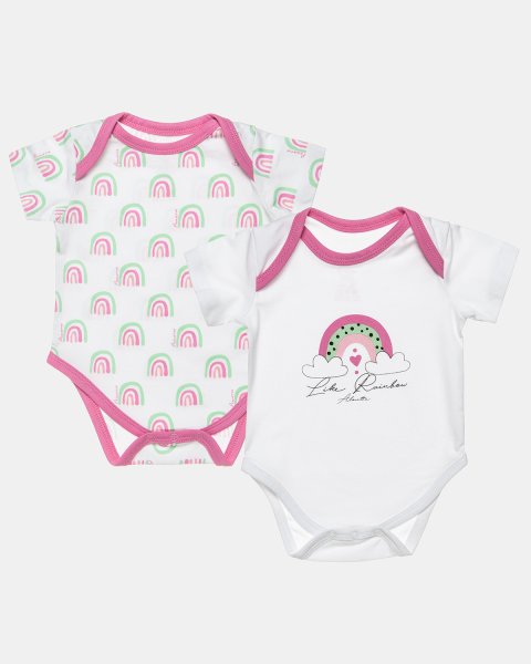Babygrows Tender Comforts rainbow 2pcs (1-18 months)