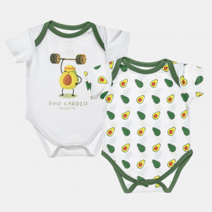 Babygrows Tender Comforts avocado 2pcs (1-18 months)