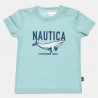 Set Nautica menta top with print and shorts (6 months-3 years)
