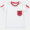 Set Nautica red top and shorts with embroidery (6 months-3 years)