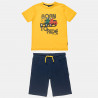 Set Five Star t-shirt with vespa print and shorts (12 months-5 years)