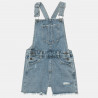 Overall denim with rips (6-16 years)