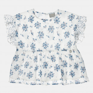 Top with frilled sleeves (6-14 years)