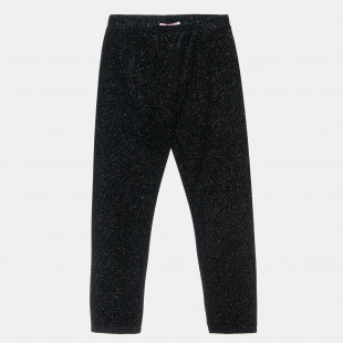 Leggings velour with glitter pattern (6-16 years)