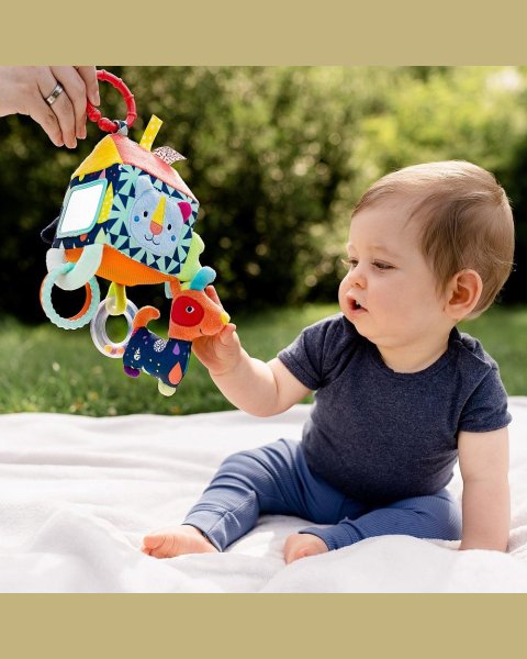 Musical cuddly toy & sleeping aid caterpillar (0+ months)