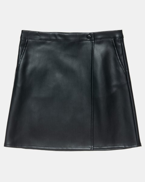 Skirt with leather look (6-14 years)