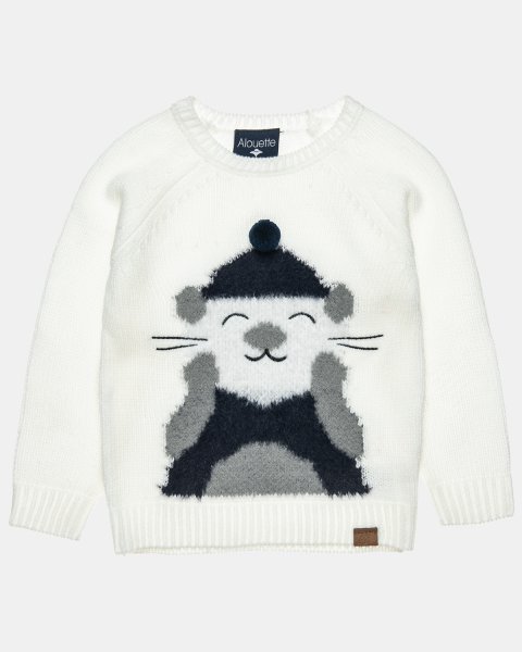 Sweater with pom pon detail (9 months-4 years)
