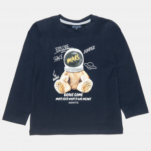 Long sleeve top with Space design (12 months-5 years)