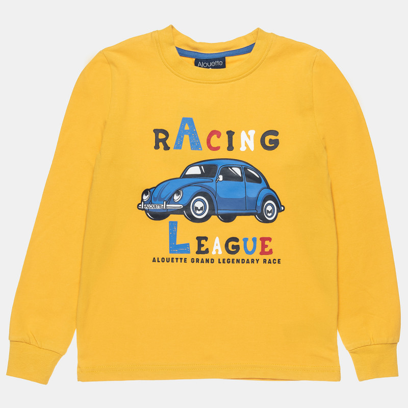 Μπλούζα με τύπωμα Racing league (12 μηνών-5 ετών)