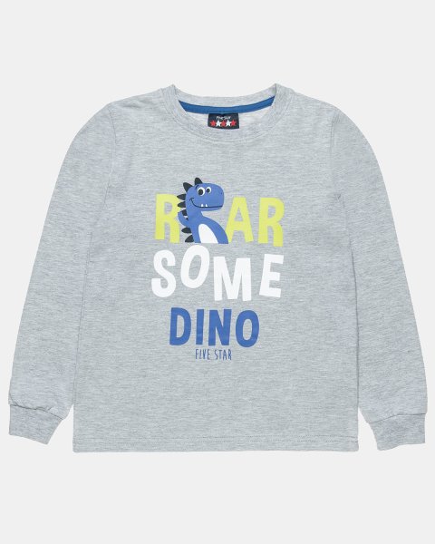 Long sleeve top with dinosaur print (12 months-5 years)