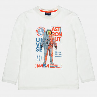 Long sleeve top with astronaut print (6-16 years)