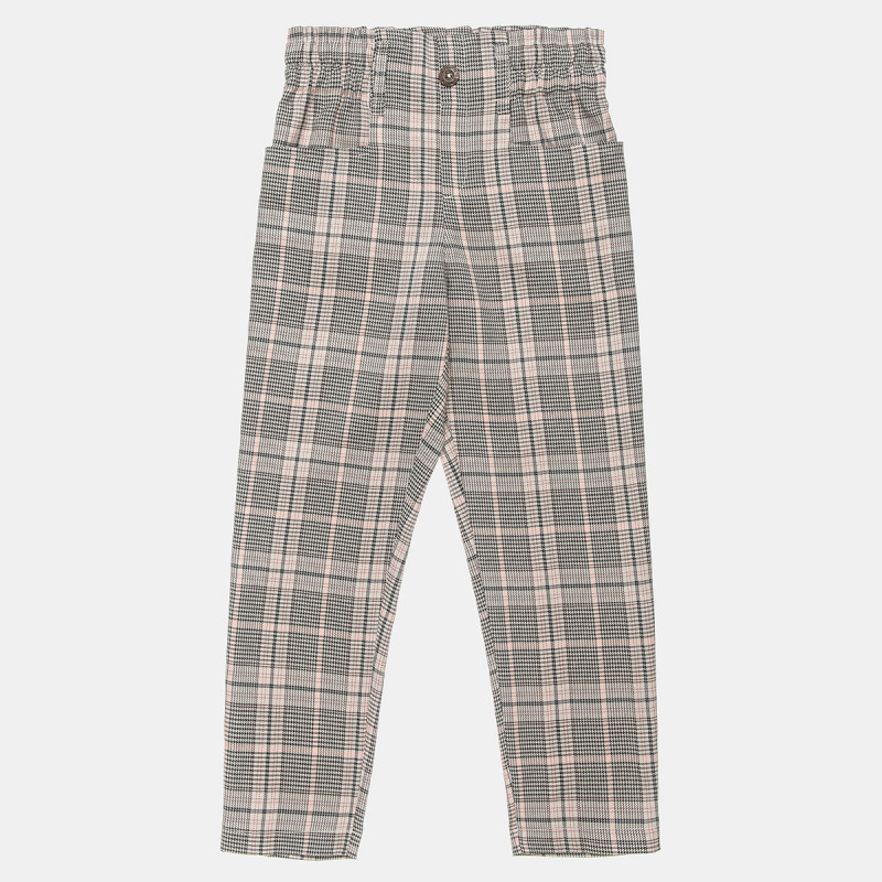 Pants with check design (2-5 years)