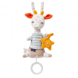 Musical plush toy Fehn & sleeping aid giraffe height 19cm (0+ months)