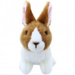 Plush toy Wildberry rabbit brown 15cm