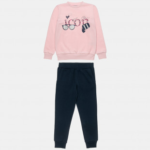 Tracksuit Five Star cotton fleece blend with print (6-14 years)