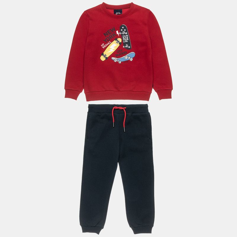 Tracksuit Five Star cotton fleece blend with print (12 months-5 years)