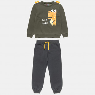 Tracksuit Moovers cotton fleece blend with print (12 months-5 years)