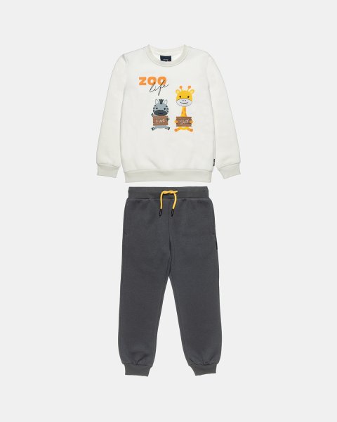 Tracksuit Five Star cotton fleece blend with print Zoo Life (12 months-5 years)