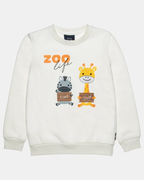 Tracksuit Five Star cotton fleece blend with print Zoo Life (12 months-5 years)
