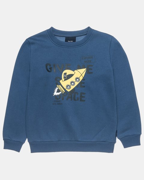 Tracksuit Five Star cotton fleece blend with Space print (12 months-5 years)