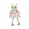 Plush toy Wilberry owl with pink skirt 30cm