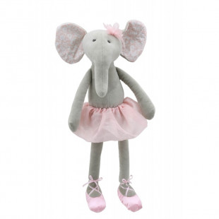 Plush toy Wilberry elephant with pink skirt 37cm