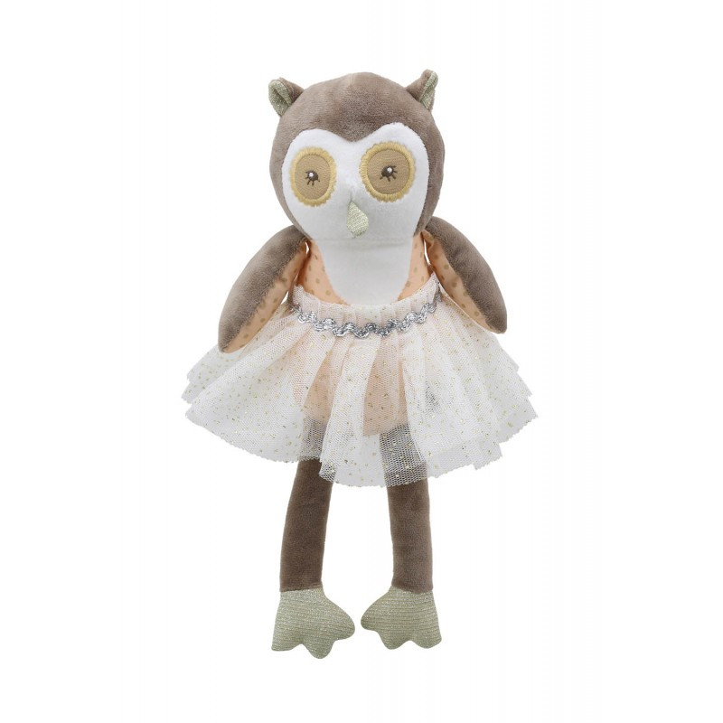 Plush toy Wilberry owl with skirt 29cm
