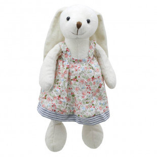 Plush toy Wilberry rabbit with floral dress 34cm