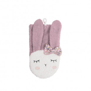 Bath glove kikadu organic pink bunny (0+ months)