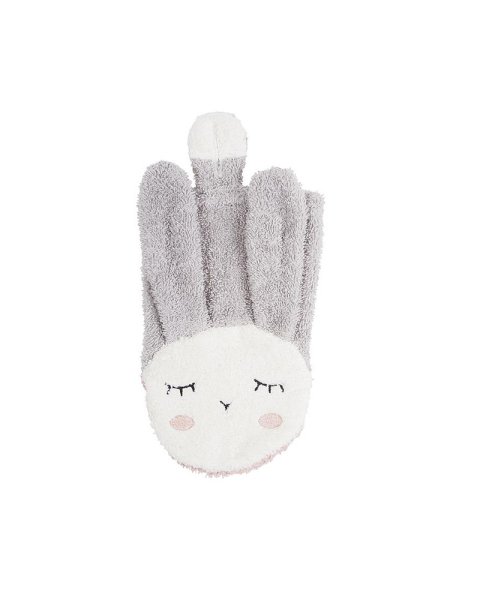 Bath glove kikadu organic grey bunny (0+ months)