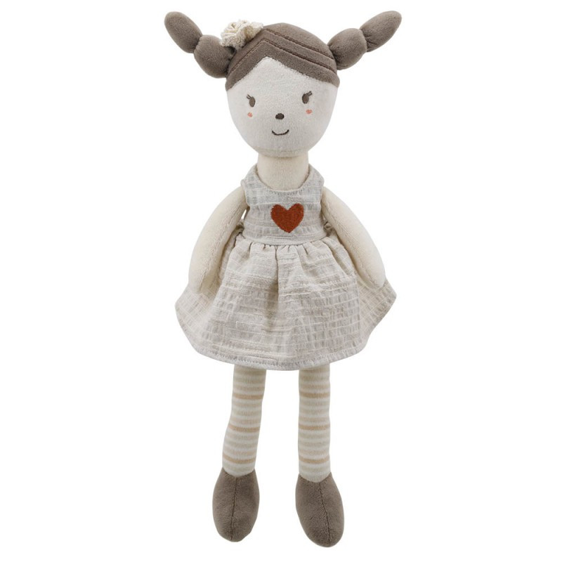 Plush toy Wilberry doll with pigtails 35cm