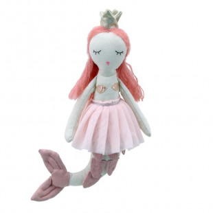 Plush toy Wilberry mermaid doll with ginger hair 28cm